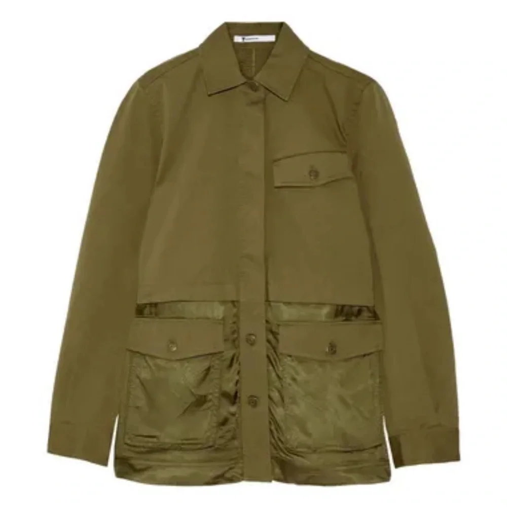 Alexander Wang women’s army Green Utility parka military 8 Relaxed jacket - Picture 15 of 15